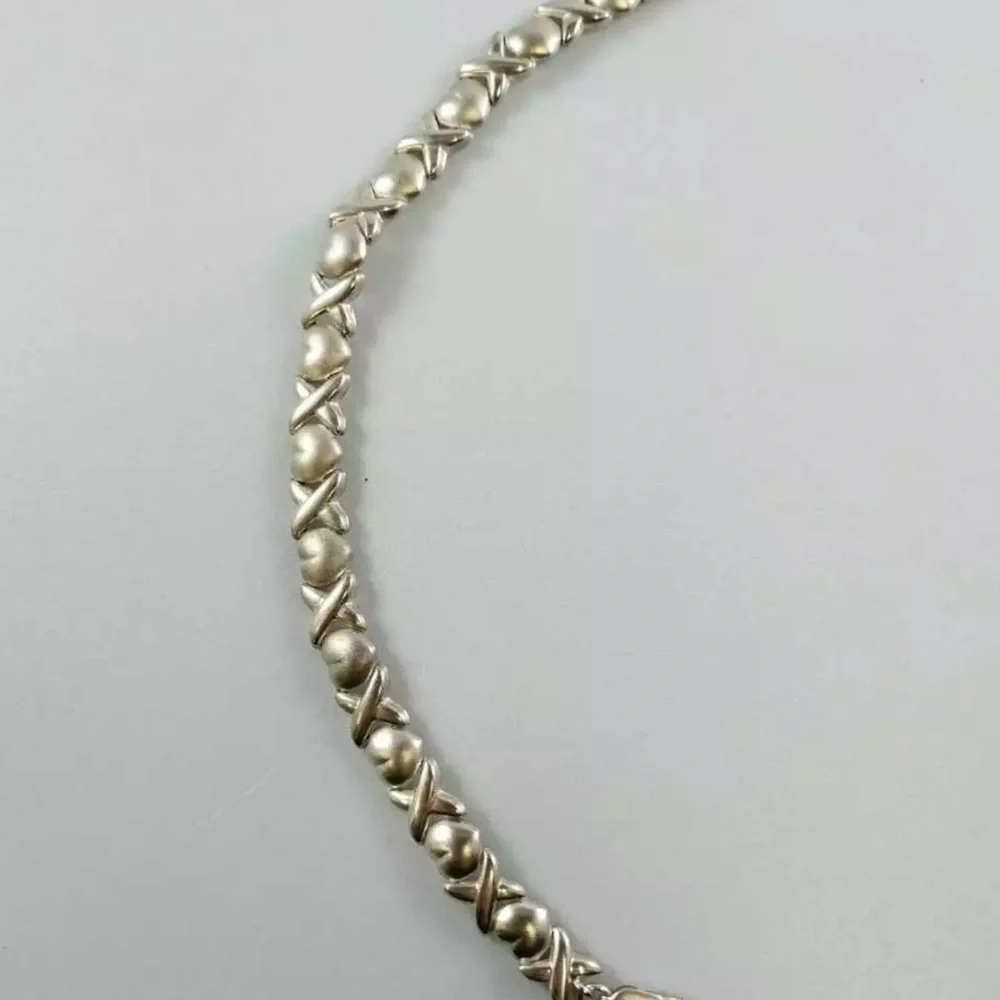 EUC Bundle Only Signed NF Sterling Silver ♥️ Heart 7.5 “ Lobster Clasp - Picture 3 of 4